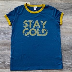 Lularoe Liv medium stay gold